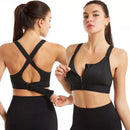 Top Esportivo Feminino de Alta Sustentação com Zíper Frontal – Alça Ajustável, Ideal para Yoga e Treinos de Alto Impacto - Loja STERS.Mey