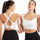 Top Esportivo Feminino de Alta Sustentação com Zíper Frontal – Alça Ajustável, Ideal para Yoga e Treinos de Alto Impacto - Loja STERS.Mey